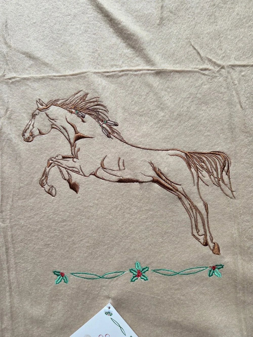 2014 Billy Mills 50th Gold Anniversary Commemorative Christmas Blanket